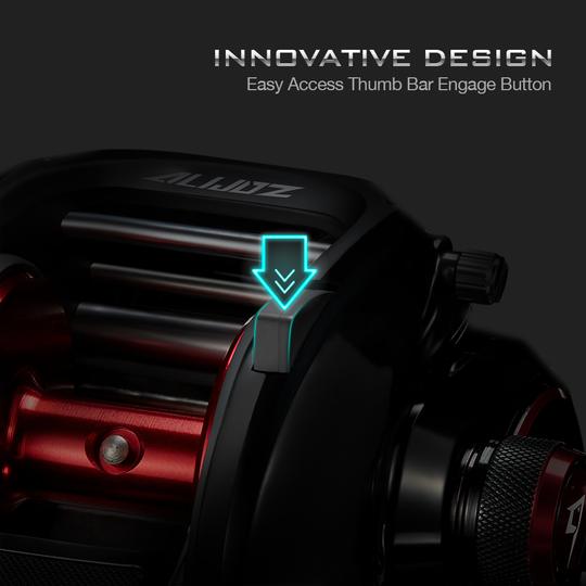 Alijos Low Profile Baitcasting Reel
