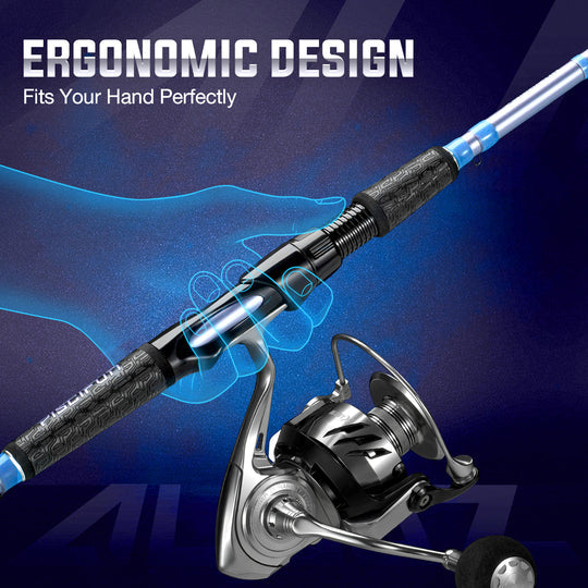 Alijoz Spinning Rod One Piece Fishing Rod