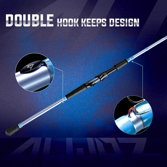 Alijoz Spinning Rod One Piece Fishing Rod