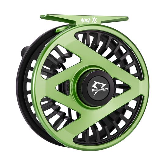 Aoka XS Fly Fishing Reel with Sealed Drag, CNC-machined Aluminum Alloy Body Fly Reel