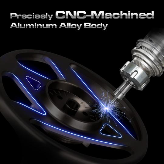 Aoka XS Fly Fishing Reel with Sealed Drag, CNC-machined Aluminum Alloy Body Fly Reel