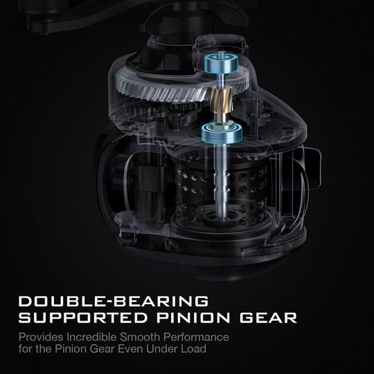 Spark Pro Baitcasting Reel 12 Bearings Low Profile Baitcaster Fishing Reels