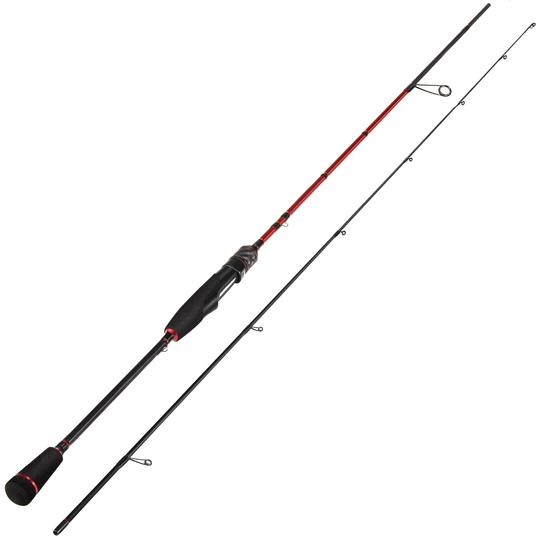 Flame Spinning Rod Two Pieces IM6 Carbon Blank Freshwater Sensitive Spinning Fishing Rod