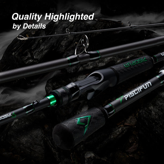 Serpent Casting Rod One Piece Baitcasting Rod