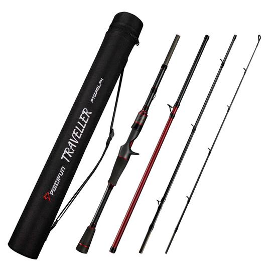 Traveler Casting Rod 4 Pcs Freshwater Baitcasting Fishing Rod