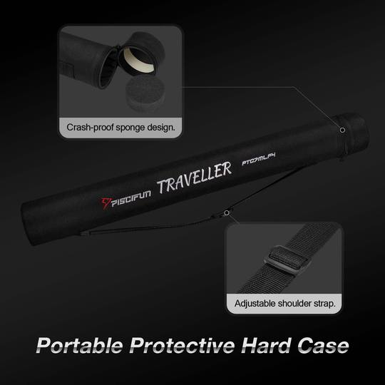 Traveler Casting Rod 4 Pcs Freshwater Baitcasting Fishing Rod