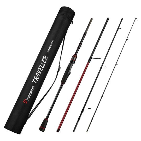 Traveler Spinning Rod 4 Pcs Freshwater Fishing Rod