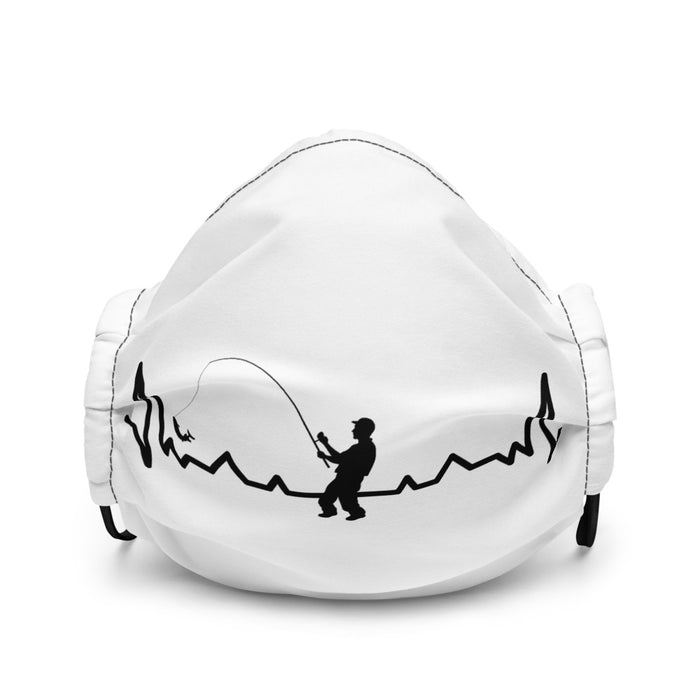 Premium 'Fishing Heart Beat' Face Mask