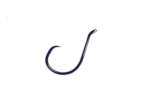 Octopus Circle Hook Black Nickle 6-Pack