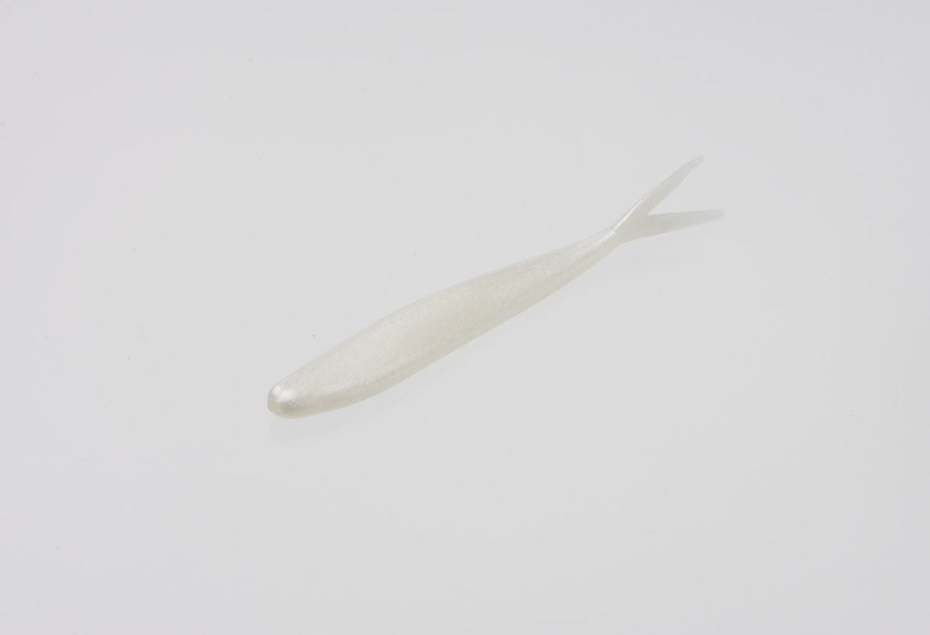 Zoom 4" Fluke Softbait 10-Pack Pearl