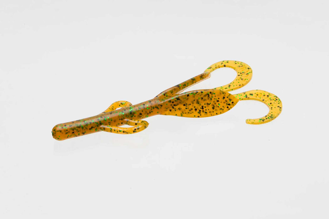 Zoom Brush Hog Softbait Rootbeer Pepper Green