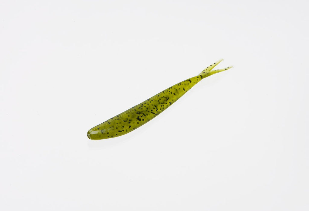 Zoom 4" Fluke Softbait 10-Pack Watermelon Seed