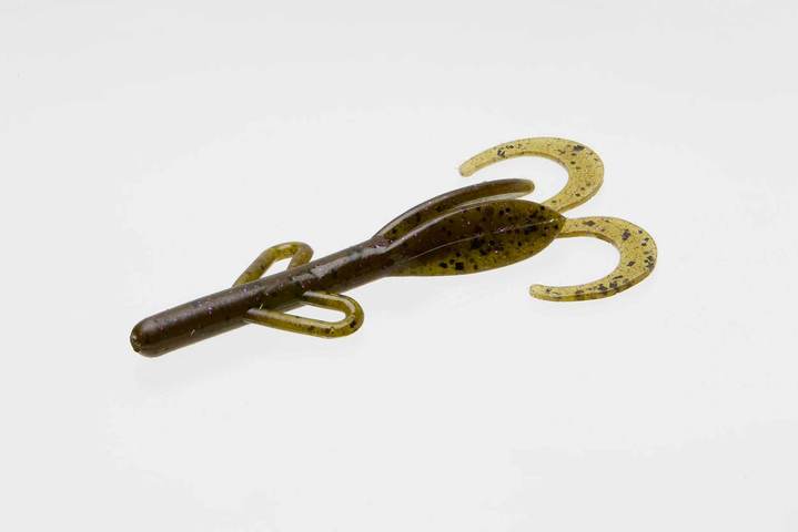 Zoom Brush Hog Softbait Green Pumpkin Purple