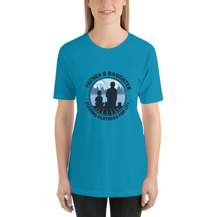 Short-Sleeve 'Father Daughter Fishing' Unisex T-Shirt