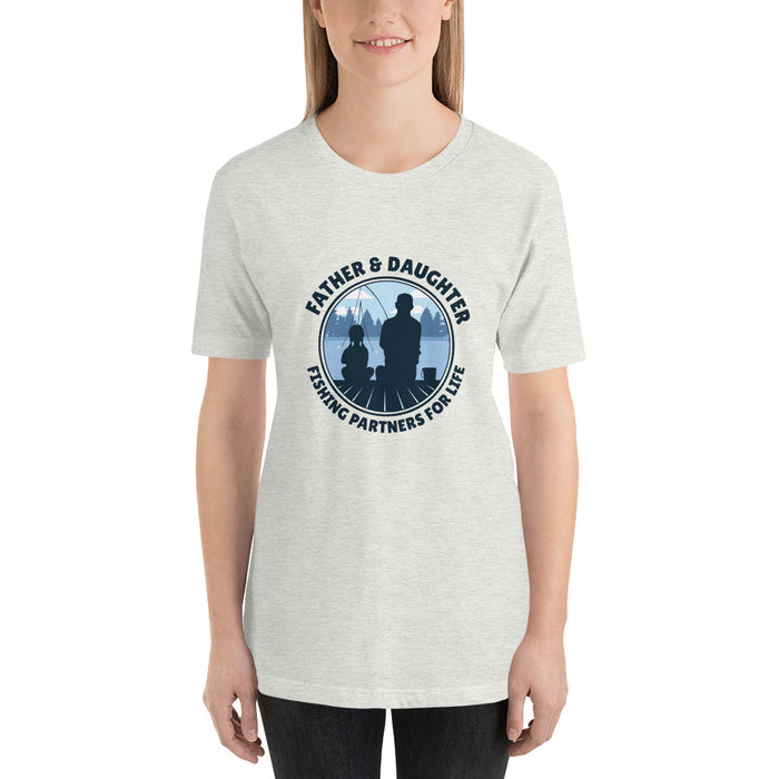 Short-Sleeve 'Father Daughter Fishing' Unisex T-Shirt
