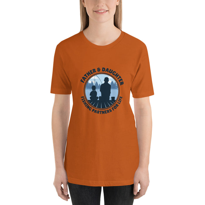 Short-Sleeve 'Father Daughter Fishing' Unisex T-Shirt
