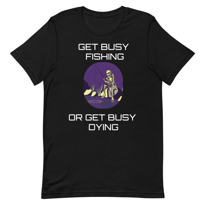 Short-Sleeve 'Fishing Skeleton' Unisex T-Shirt