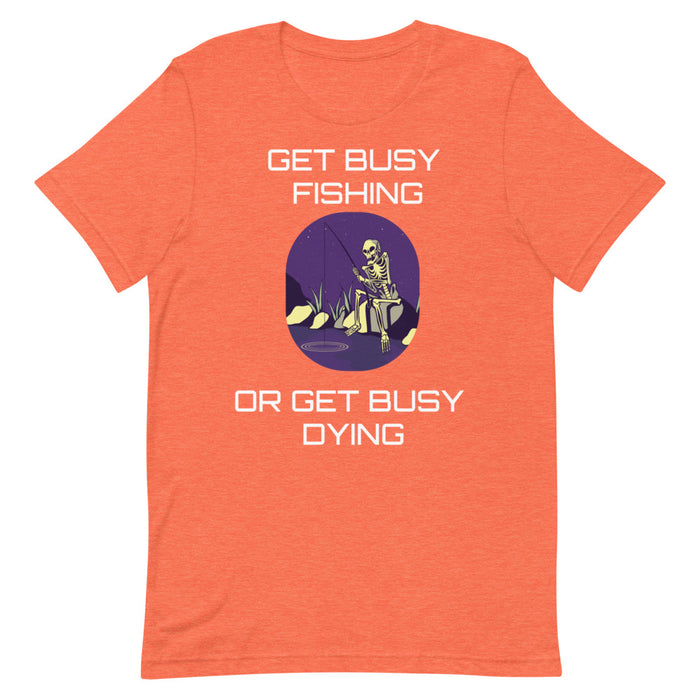 Short-Sleeve 'Fishing Skeleton' Unisex T-Shirt