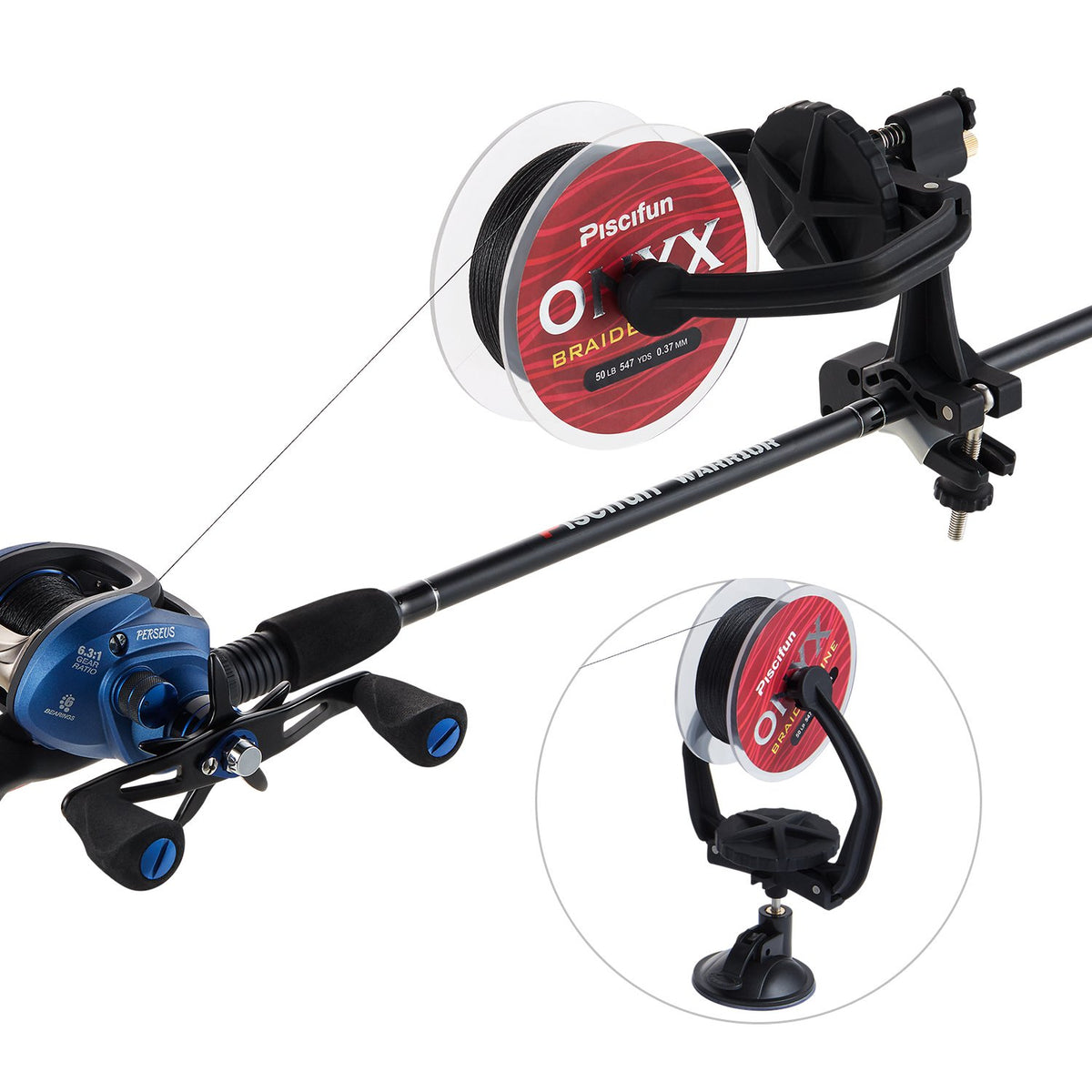 EZ Fishing Line Spooler Line Winder — Bigger Fishing