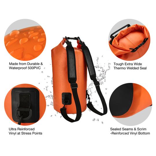 Waterproof Dry Bag for Fishing Boating Kayaking Surfing Rafting Camping