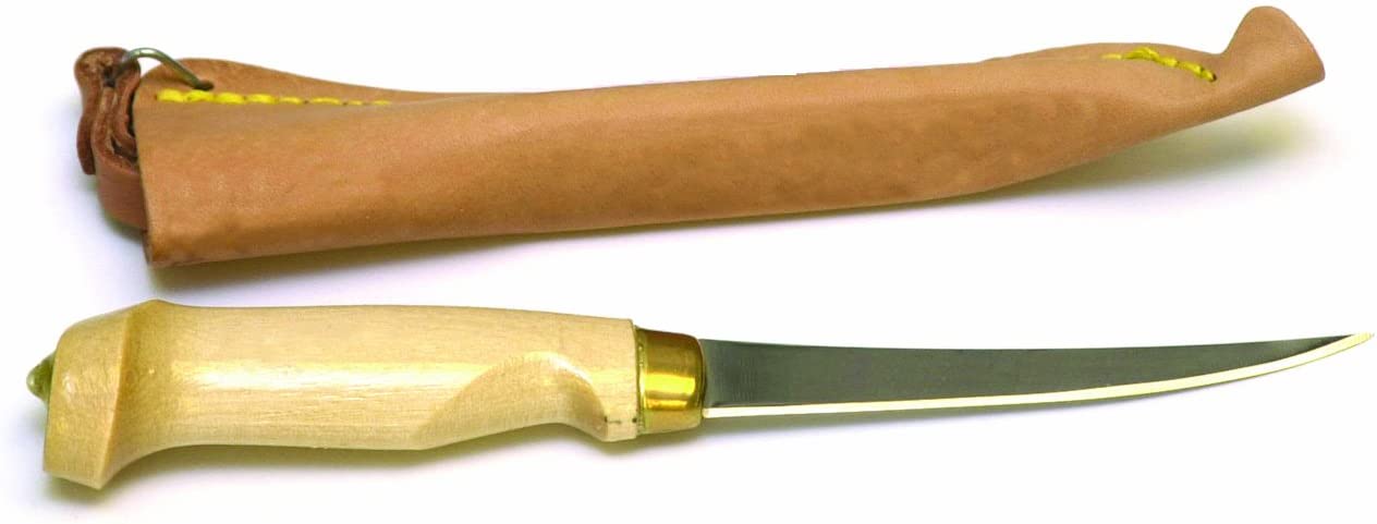Filet Knife 6in Blade w/ Wood Handle