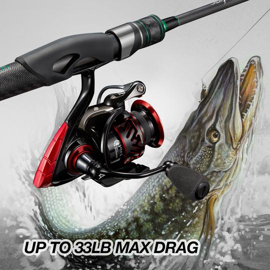 Honor XT Spinning Reel Gear Ratio 10+1 Bearings — Bigger Fishing