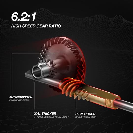 Honor XT Spinning Reel 6.2:1 Gear Ratio 10+1 Bearings