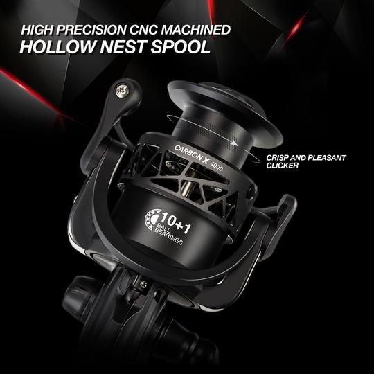 carbon fiber fishing reel Carbon X Spinning Reel — Bigger Fishing