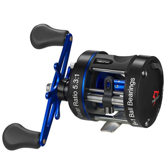  Fishing Conventional Reel Saltwater, for Catfish, Musky,  Lightweight Bait Finesse System Freshwater Saltwater Casting Reel (Size : Right  Hand) : Sports & Outdoors