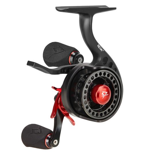 fiblink inline ice fishing reel ICX Precision Ice Fishing Reel, 2.6:1 Inline FreeSpool Ice Reel — Bigger Fishing