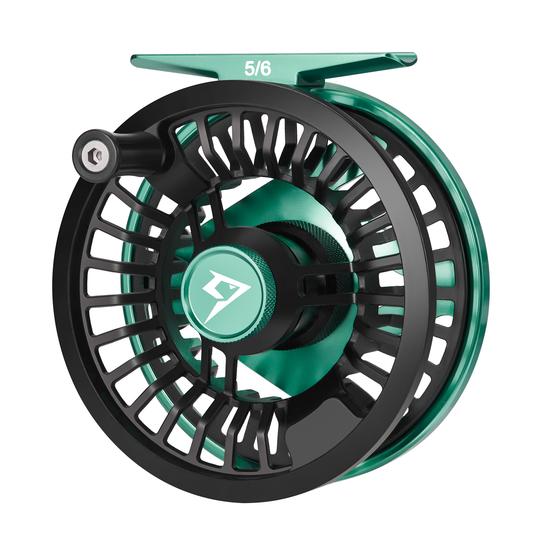 Aoka XS Fly Fishing Reel with Sealed Drag, CNC-machined Aluminum Alloy Body Fly Reel