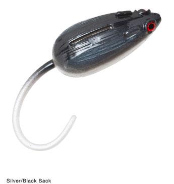 Ultra Mouse Silver/Black Back soft bait