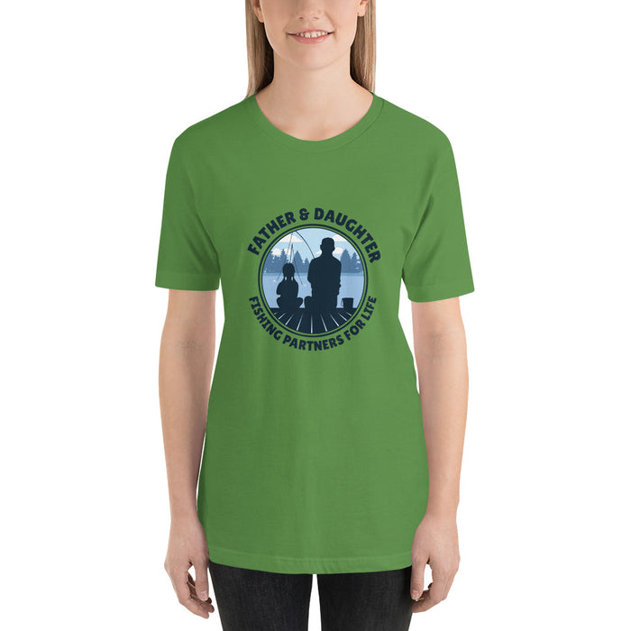 Short-Sleeve 'Father Daughter Fishing' Unisex T-Shirt